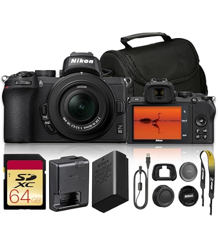 Amazon.com : Nikon Z50 Mirrorless Digital Camera with 16-50mm Lens